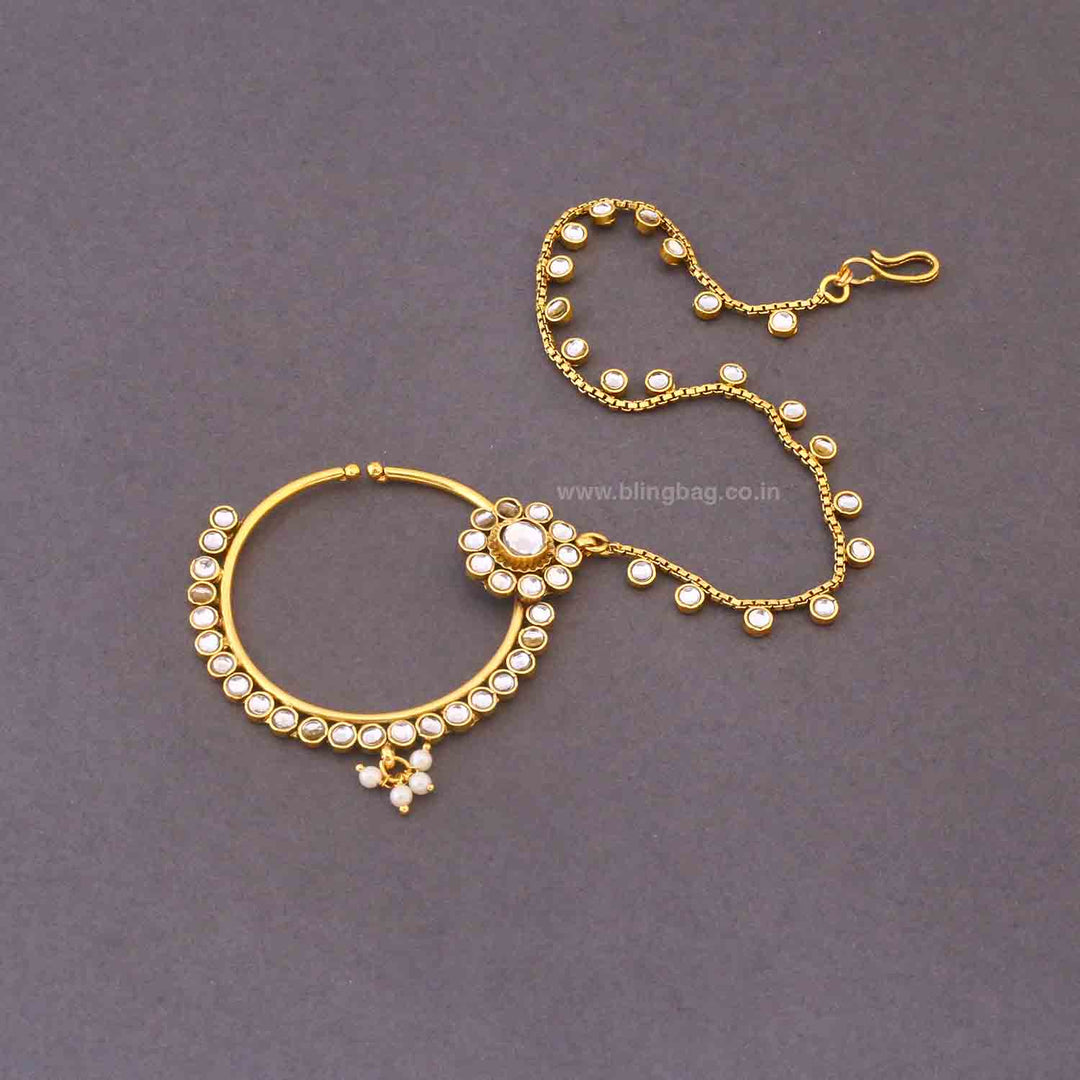 Ivory Yagna Kundan Bridal Jewellery Set