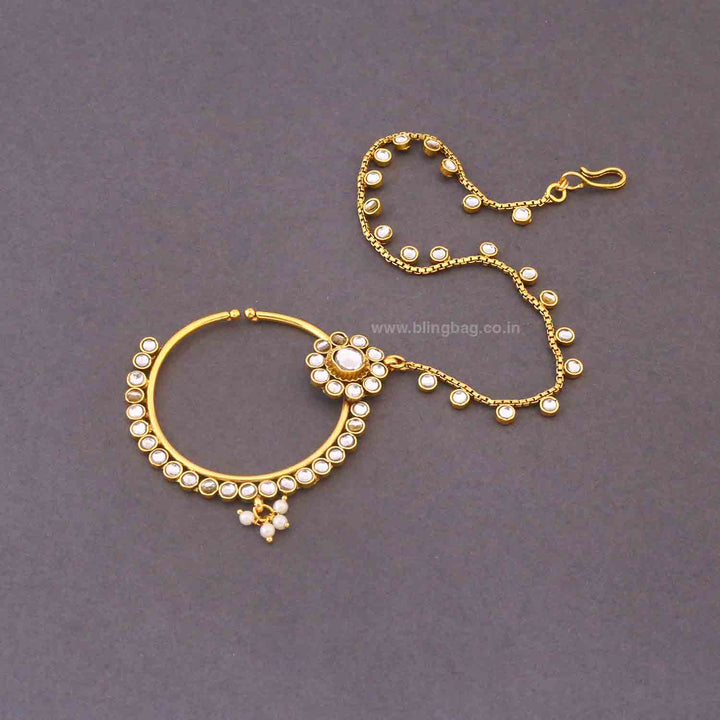 Ivory Yagna Kundan Bridal Jewellery Set