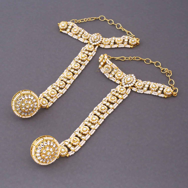 Ivory Yamika Kundan Bridal Jewellery Set