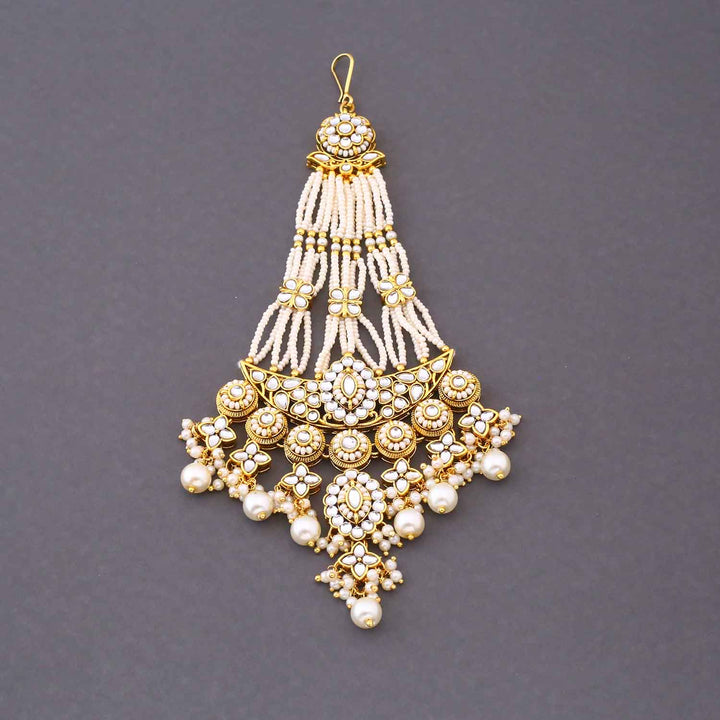 Ivory Yamika Kundan Bridal Jewellery Set