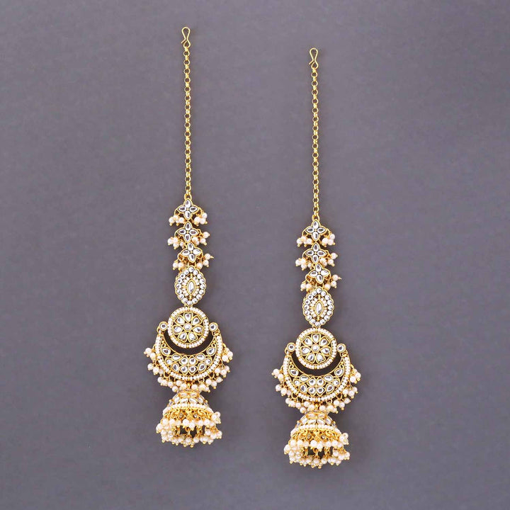 Ivory Yamika Kundan Bridal Jewellery Set