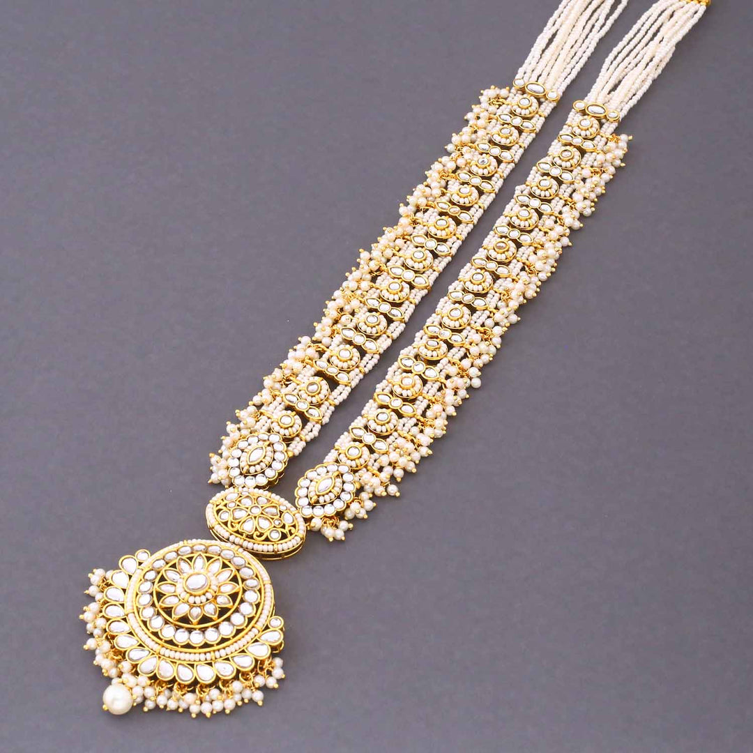 Ivory Yamika Kundan Bridal Jewellery Set