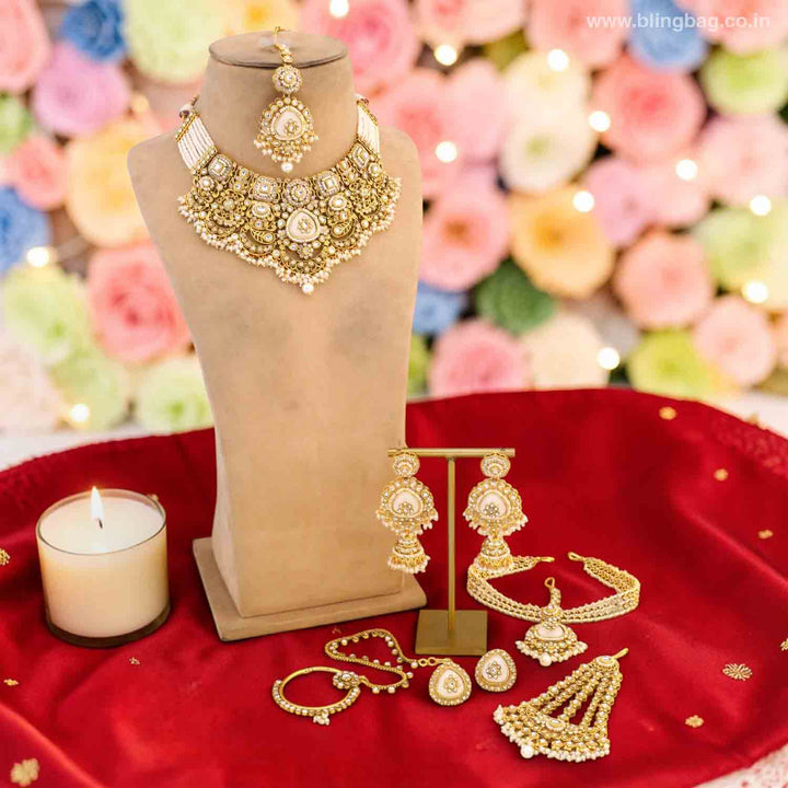 Ivory Zayyani Bridal Jewellery Set