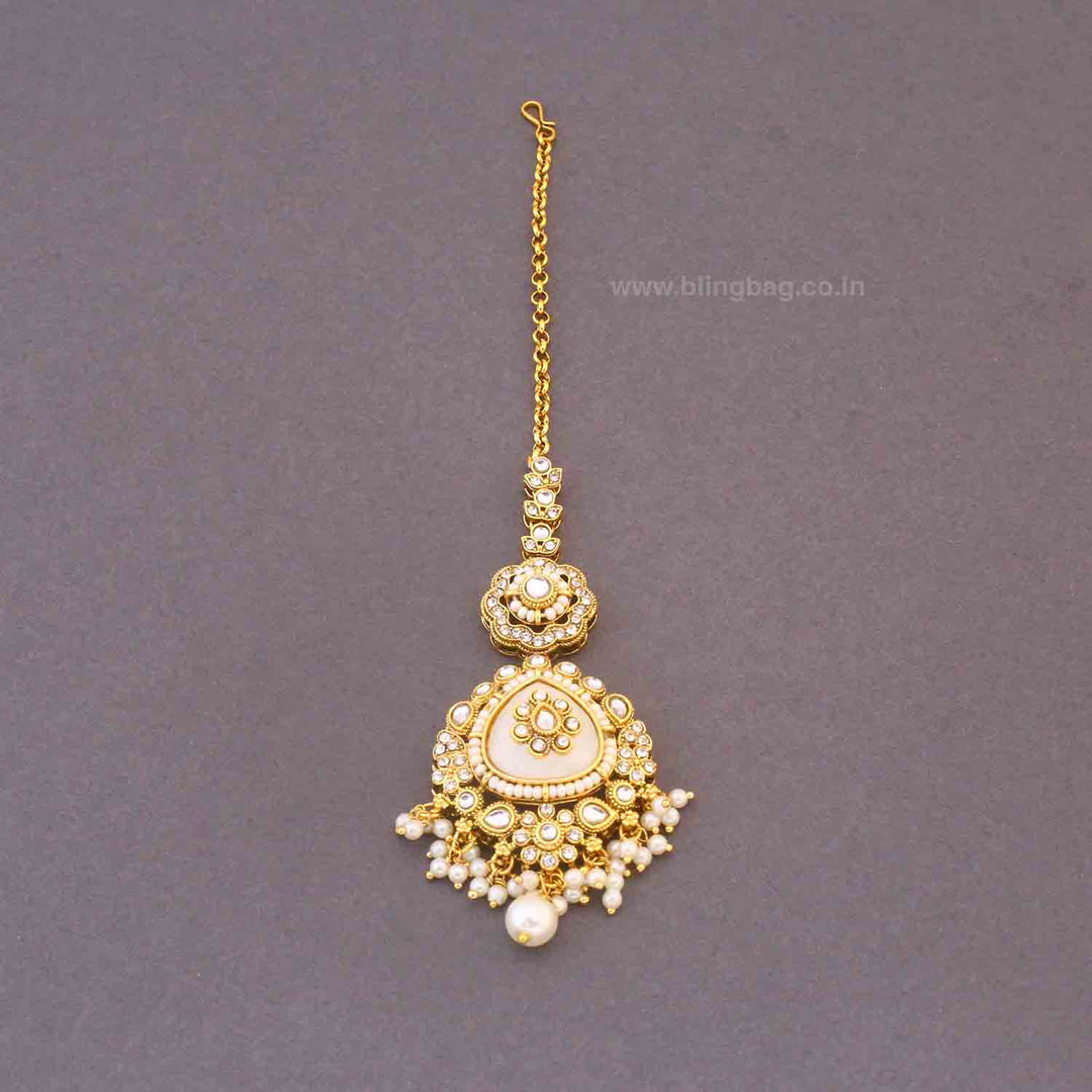 Ivory Zayyani Bridal Jewellery Set