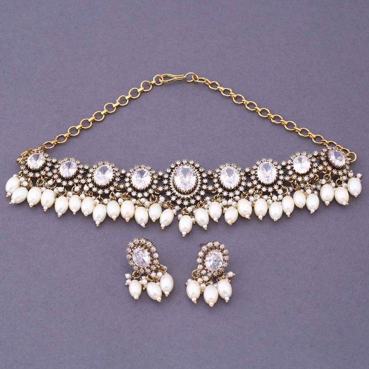 Ivory Zefira Victorian Jewellery Set - New Arrival