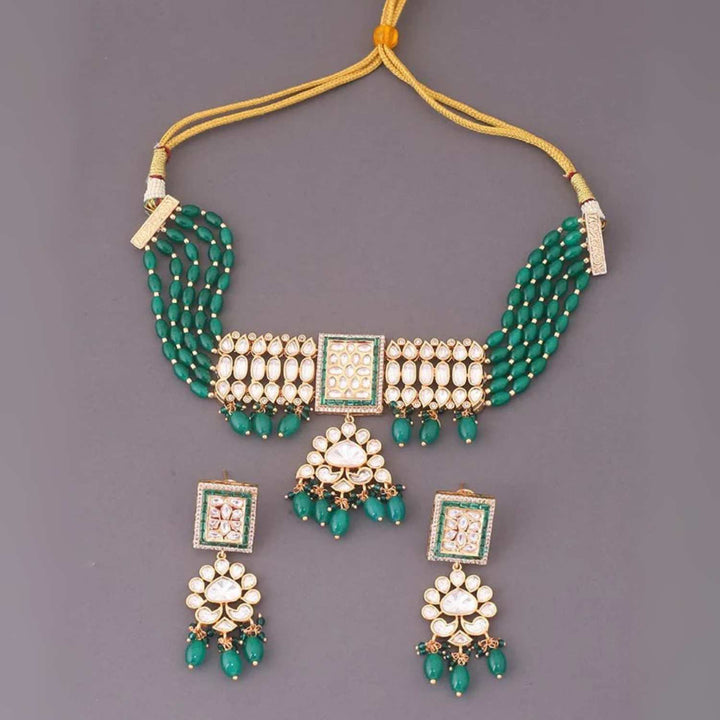 Jade Kacela Kundan Jewellery Set