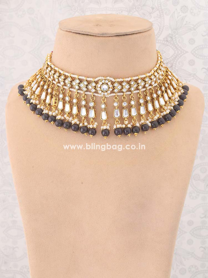 Jet Aanandi Jewellery Set