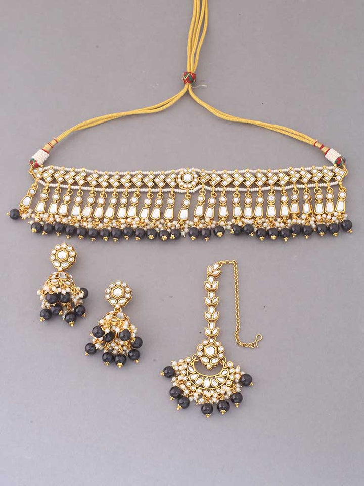 Jet Aanandi Jewellery Set