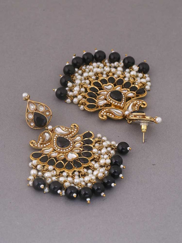 Jet Bhumika Ethnic Danglers