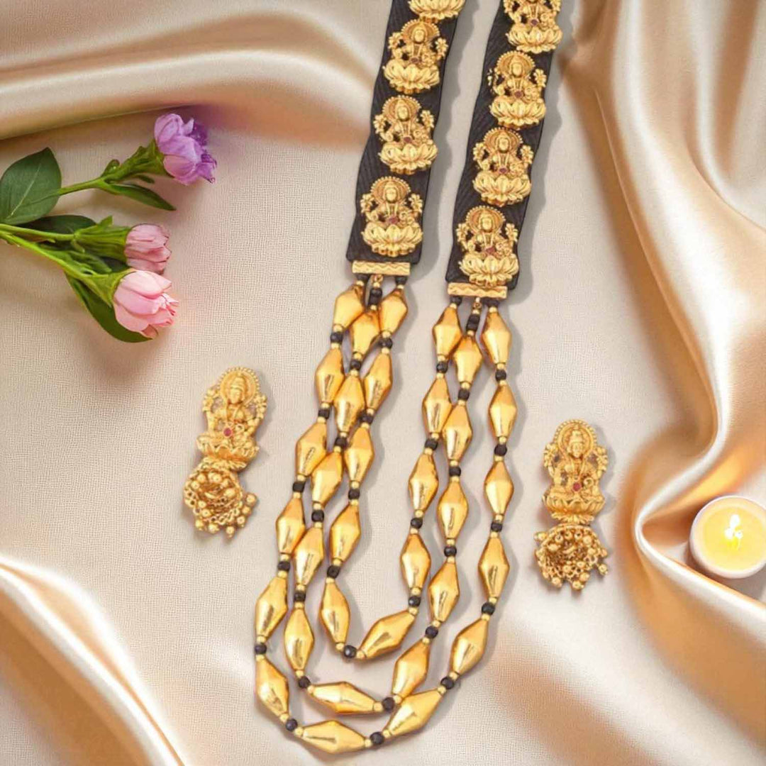 Jet Vrishabha Temple Jewellery Set - EOSS
