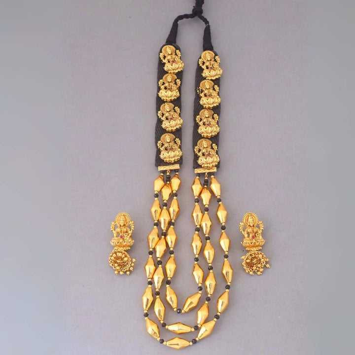 Jet Vrishabha Temple Jewellery Set - EOSS