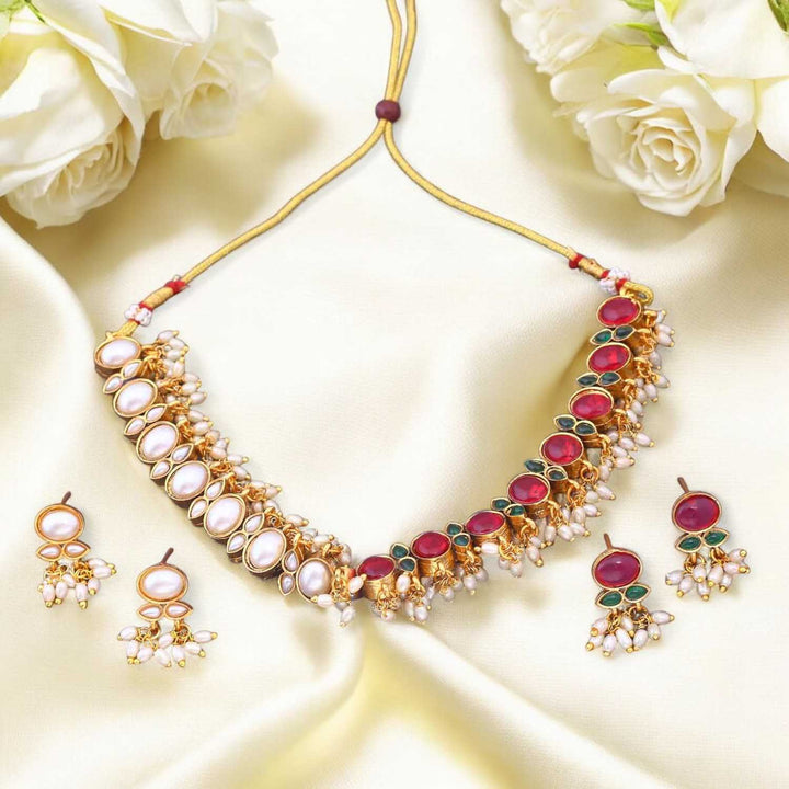 Kunjal Reversible Antique Jewellery Set - New Arrival