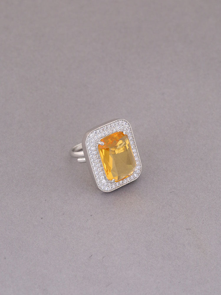 Lemon Andromachi Zirconia Ring - EOSS
