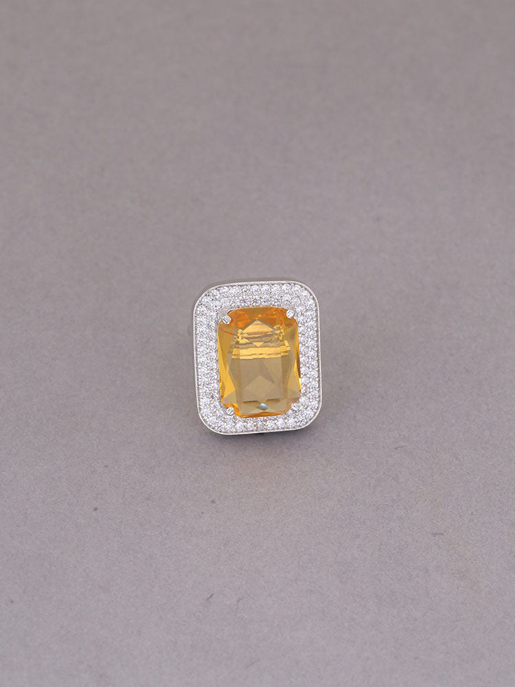 Lemon Andromachi Zirconia Ring - EOSS