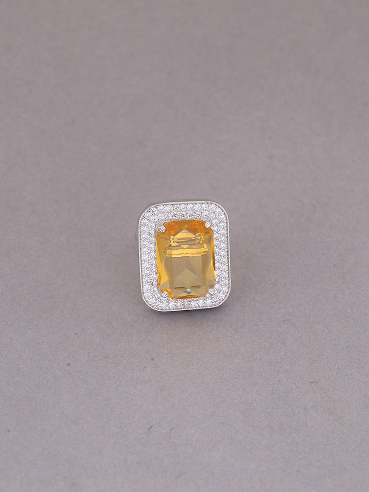 Lemon Andromachi Zirconia Ring - EOSS