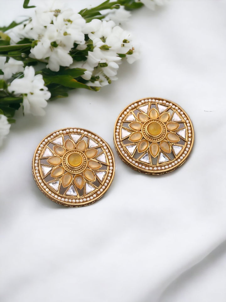 Lemon Anokhi Ethnic Studs - EOSS