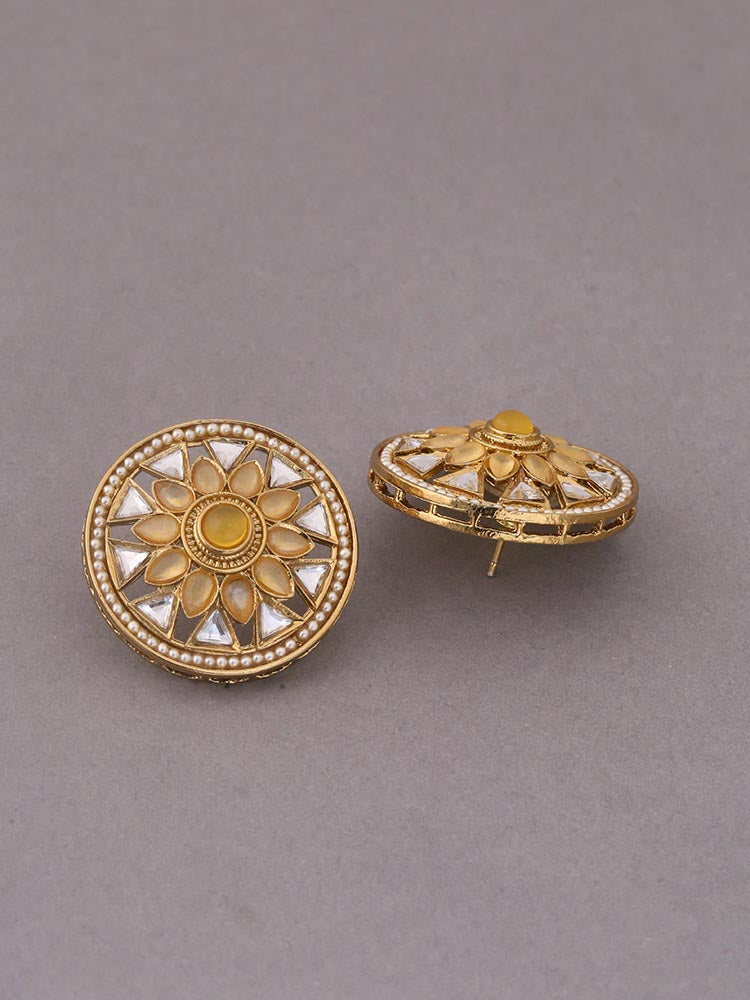 Lemon Anokhi Ethnic Studs - EOSS