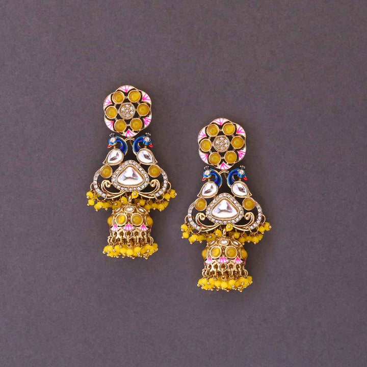 Lemon Bhagya Jhumkis