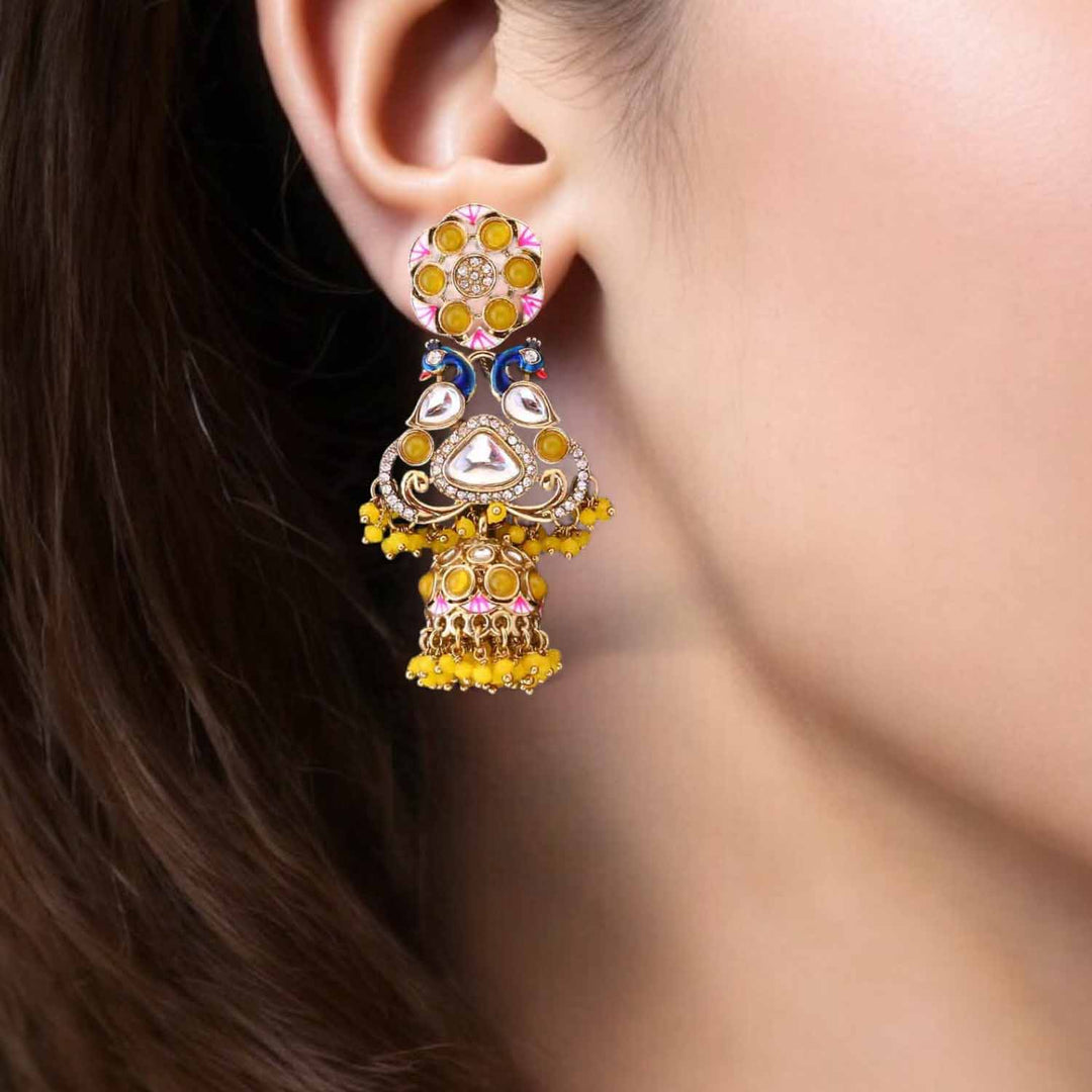 Lemon Bhagya Jhumkis