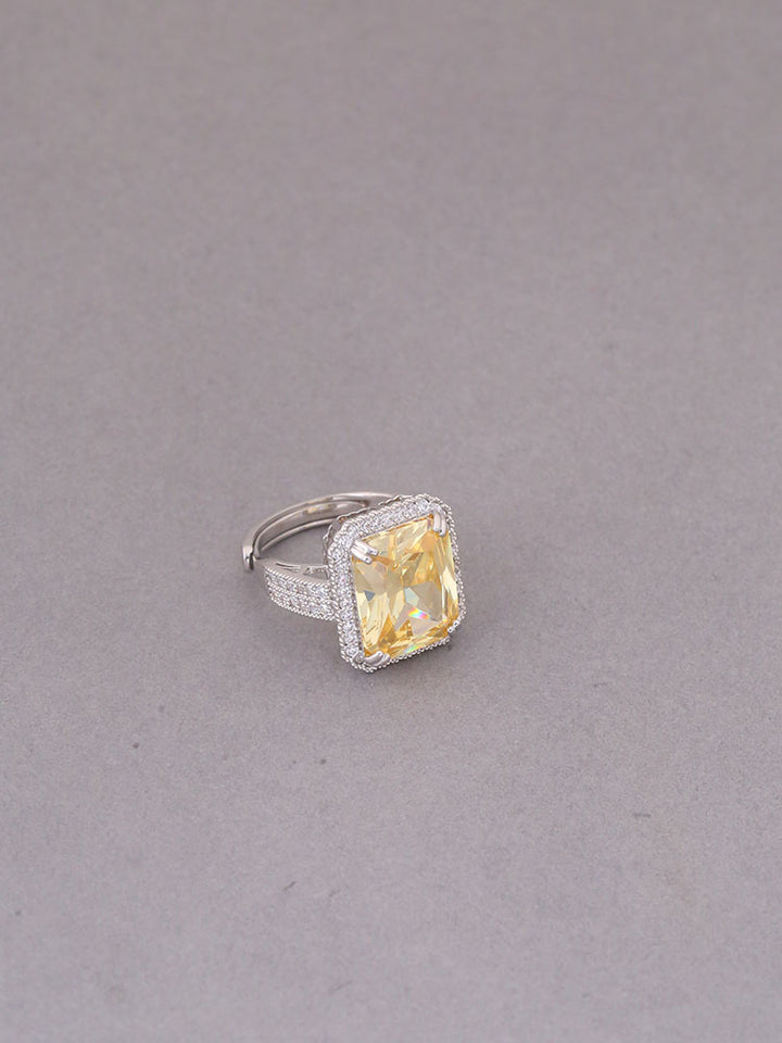 Lemon Chrysa Zirconia Ring - EOSS