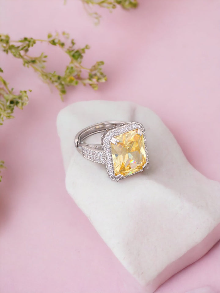 Lemon Chrysa Zirconia Ring - EOSS