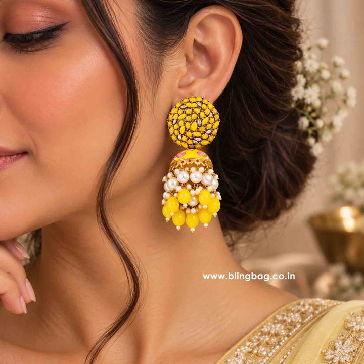 Lemon Daliha Jhumkis