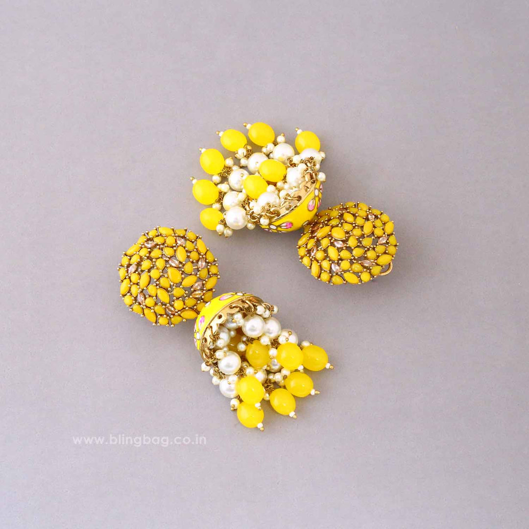 Lemon Daliha Jhumkis