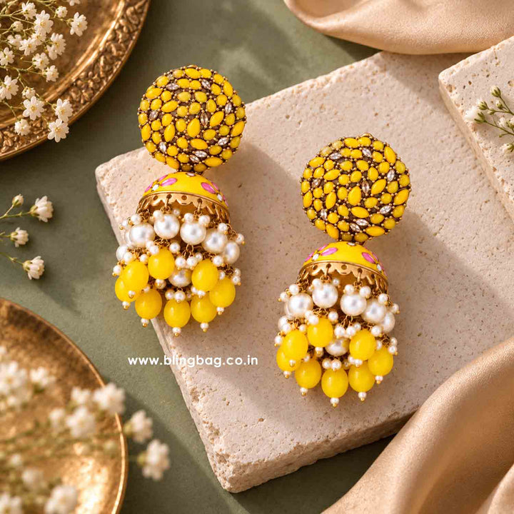 Lemon Daliha Jhumkis