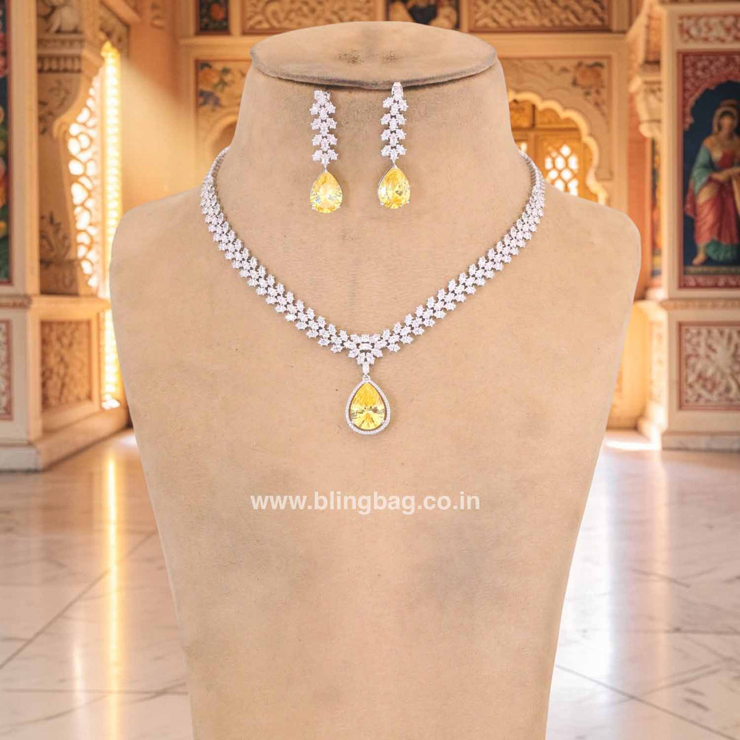 Lemon Enie Zirconia Jewellery Set