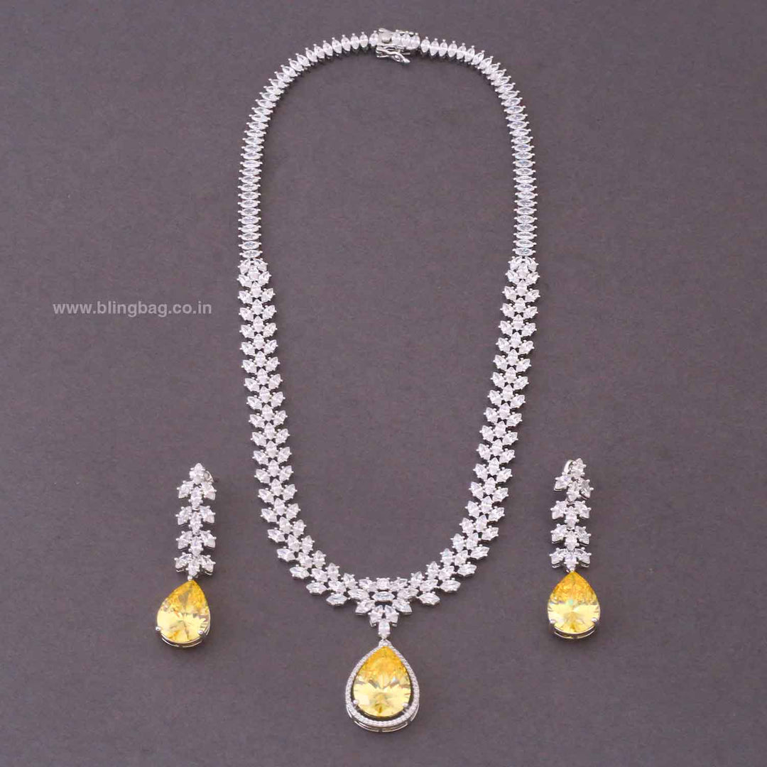 Lemon Enie Zirconia Jewellery Set