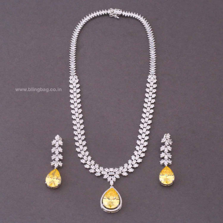 Lemon Enie Zirconia Jewellery Set