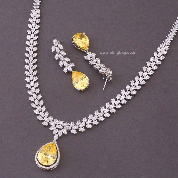 Lemon Enie Zirconia Jewellery Set