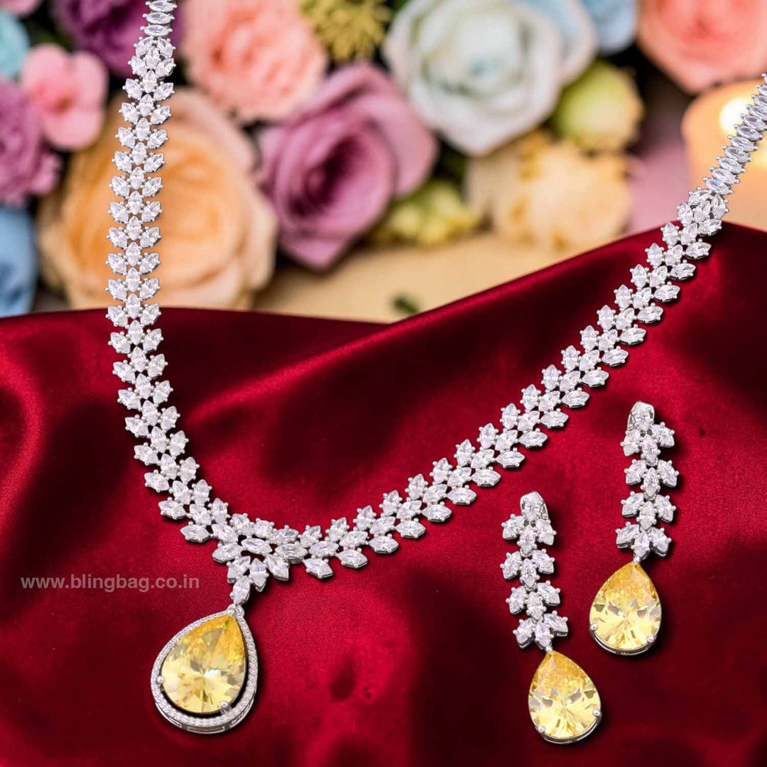 Lemon Enie Zirconia Jewellery Set