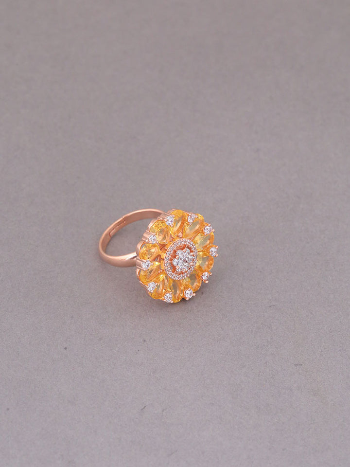 Lemon Fotini Zirconia Ring