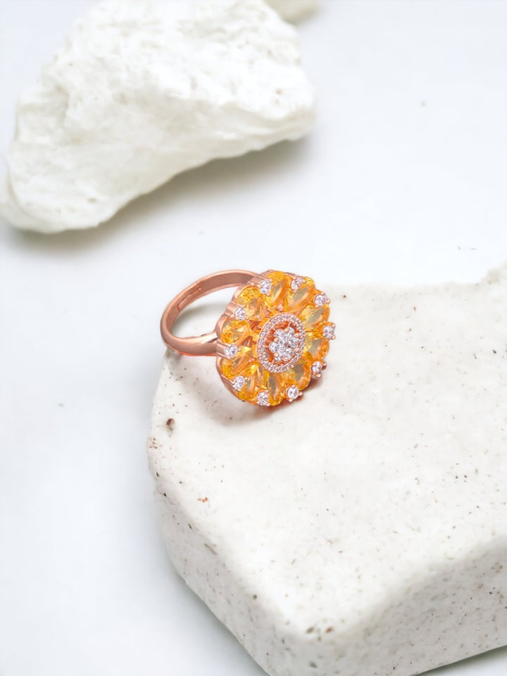 Lemon Fotini Zirconia Ring