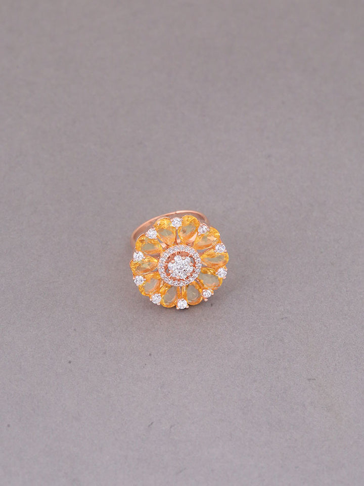Lemon Fotini Zirconia Ring