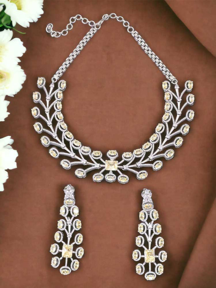Lemon Jemima  Zirconia Jewellery Set