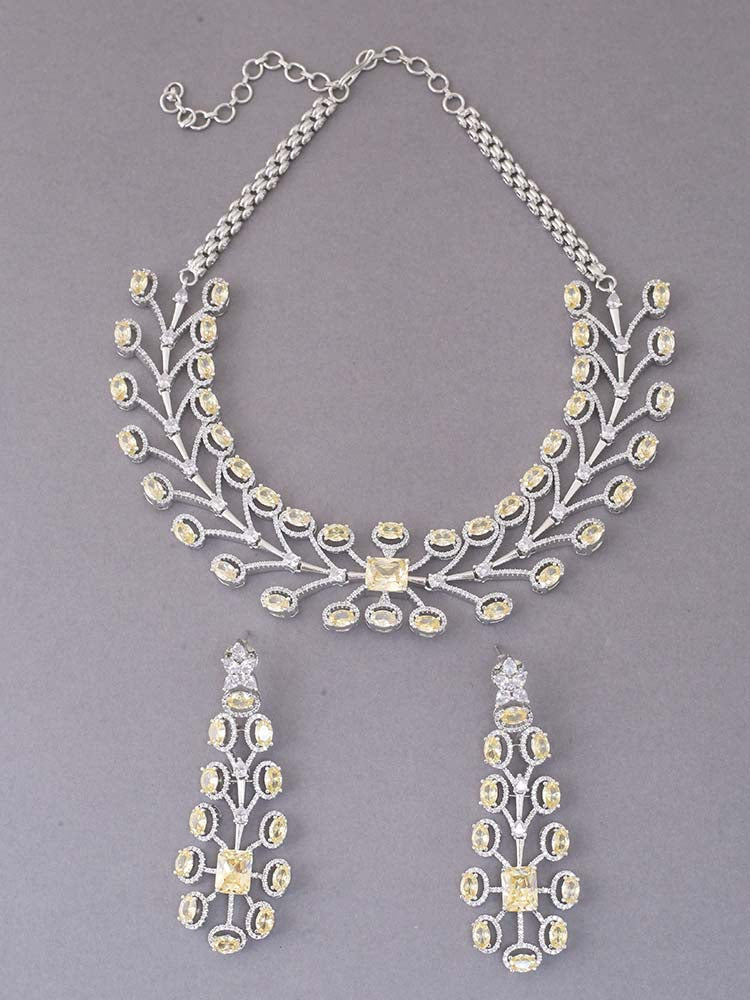 Lemon Jemima  Zirconia Jewellery Set