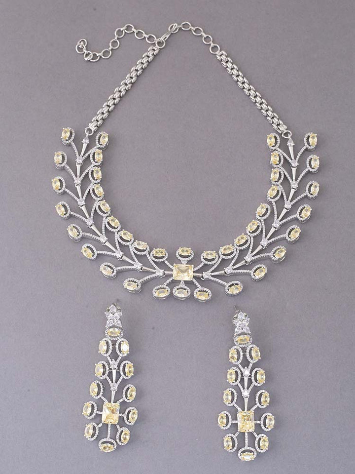 Lemon Jemima  Zirconia Jewellery Set