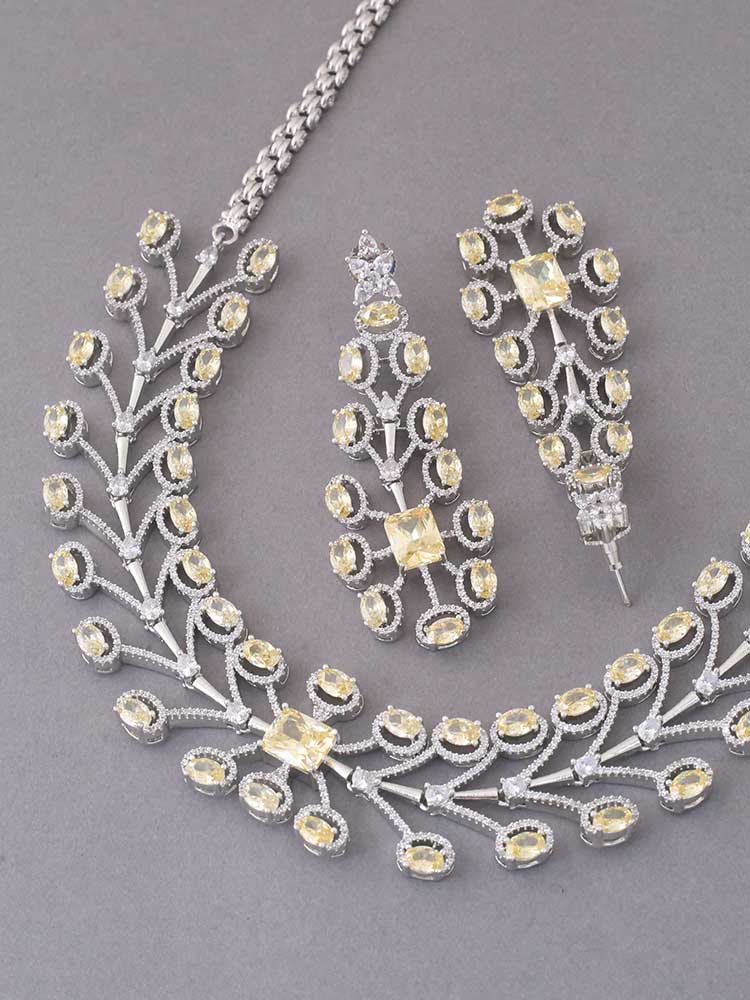 Lemon Jemima  Zirconia Jewellery Set
