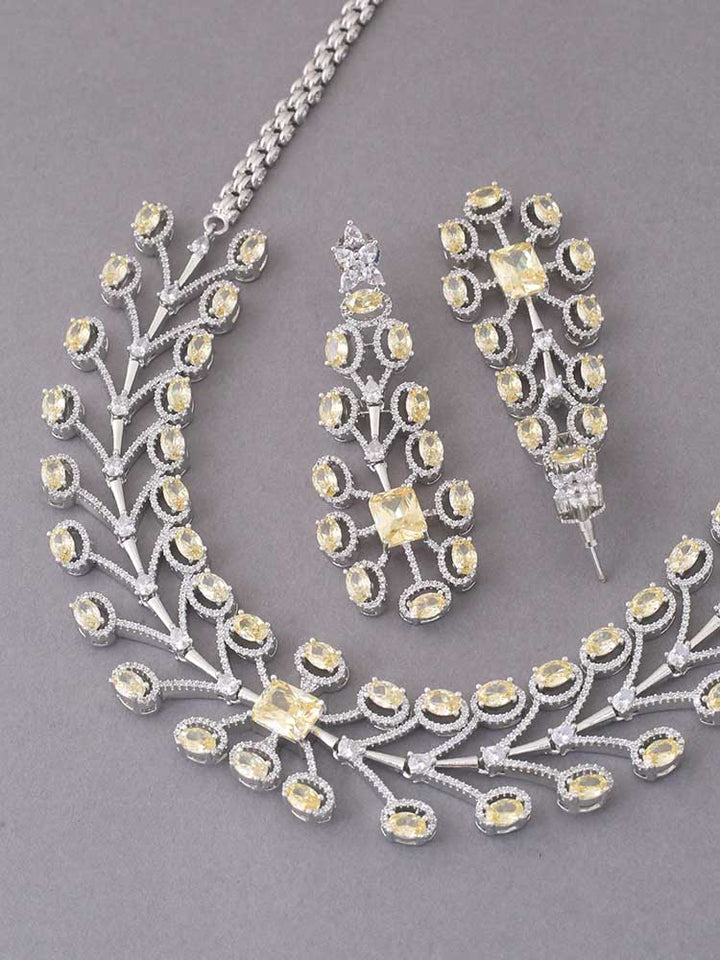 Lemon Jemima  Zirconia Jewellery Set