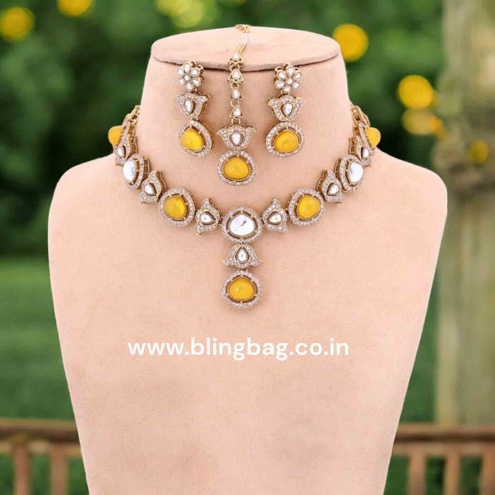 Lemon Kirsty Victorian Jewellery Set- New Arrival