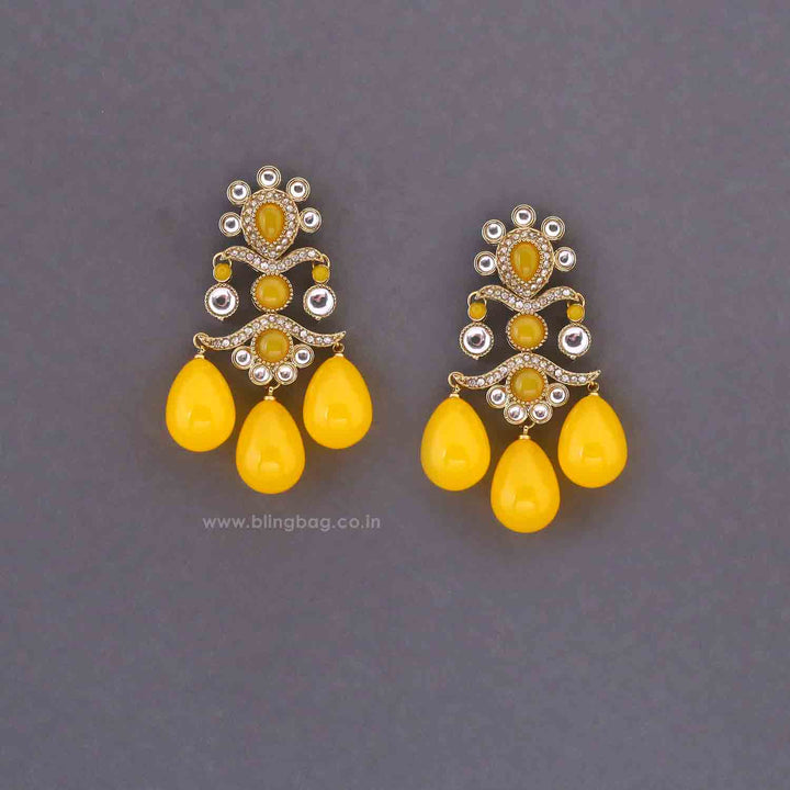 Lemon Kumud Danglers
