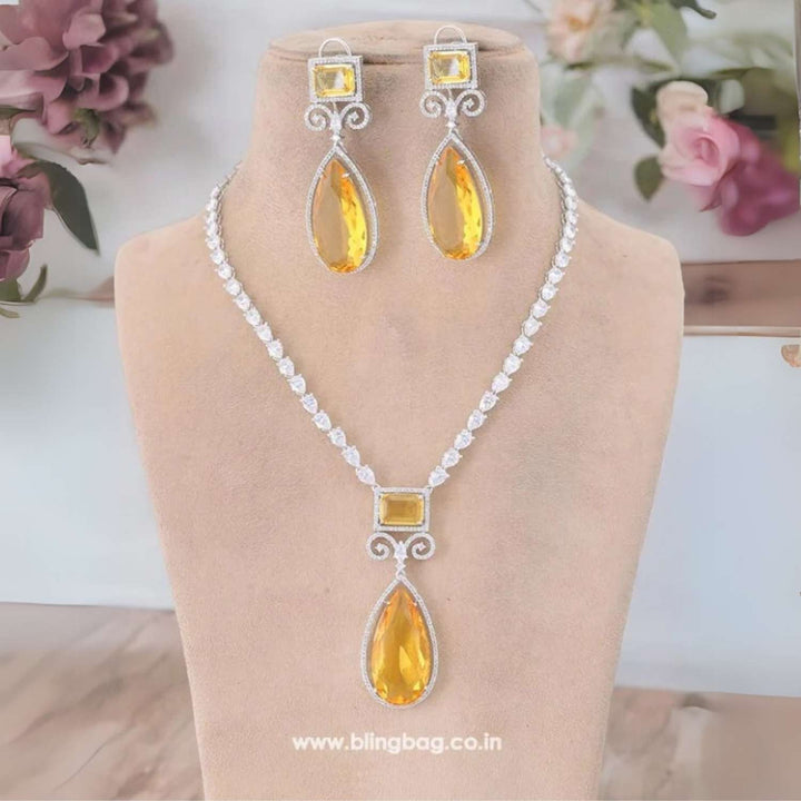 Lemon Michal Zirconia Jewellery Set