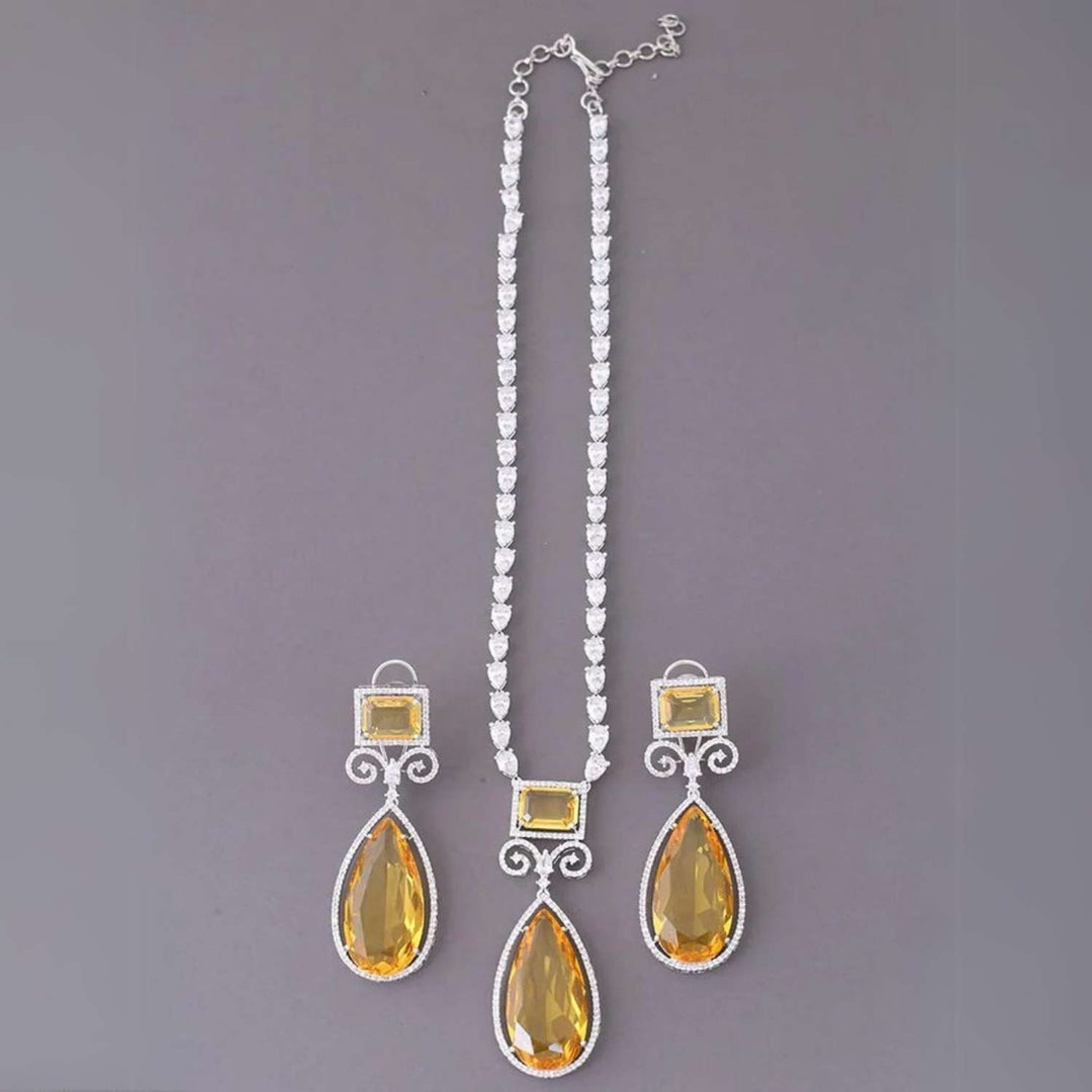 Lemon Michal Zirconia Jewellery Set