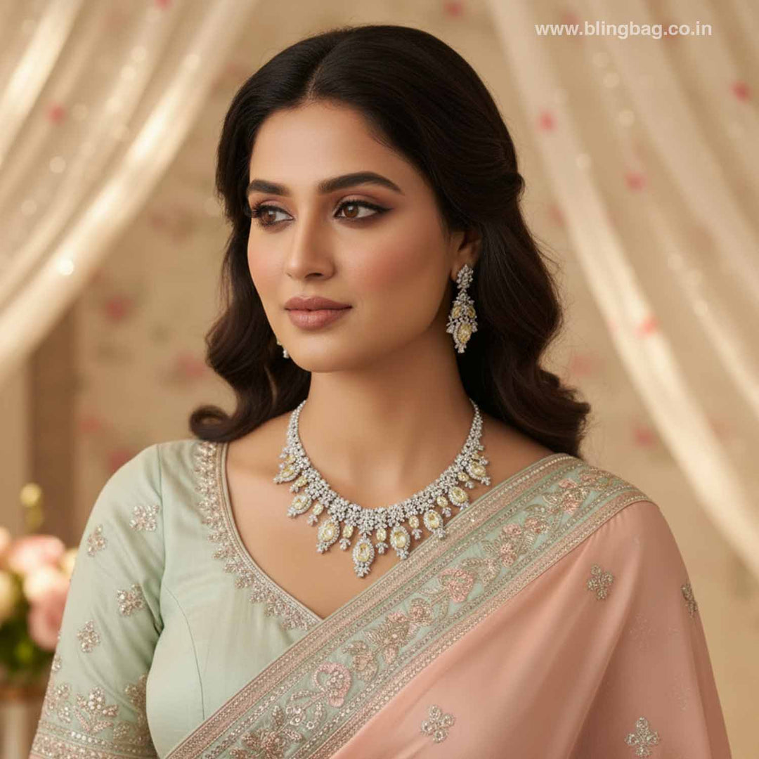 Lemon Mietta Zirconia Jewellery Set