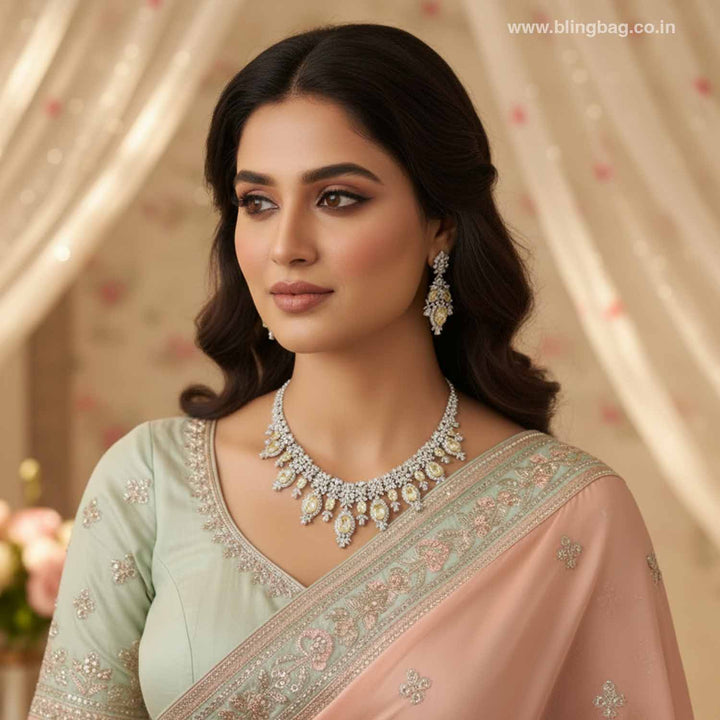 Lemon Mietta Zirconia Jewellery Set