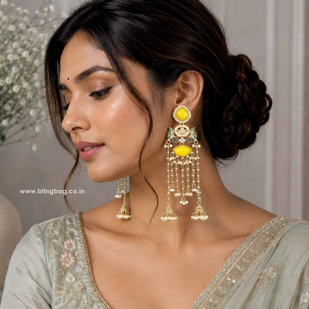 Lemon Nachni Tassels
