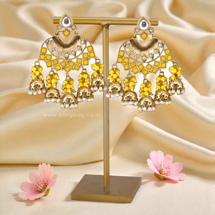 Lemon Phalguni Jhumkis