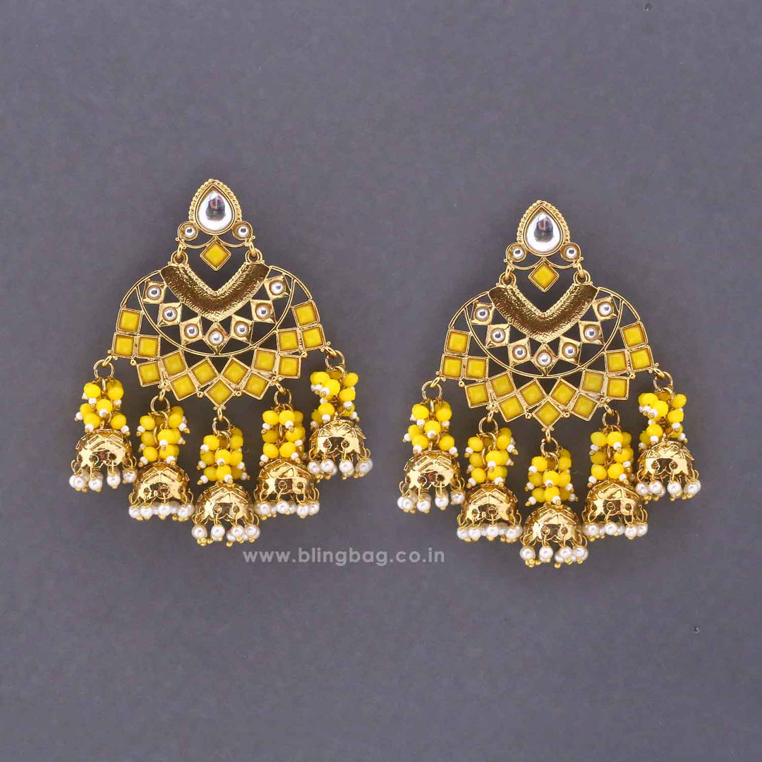 Lemon Phalguni Jhumkis